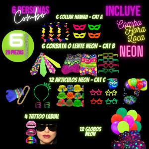 Lentes Led - Fiesta Neon Rumba Cotillon Hora Loca Decoración - U$S